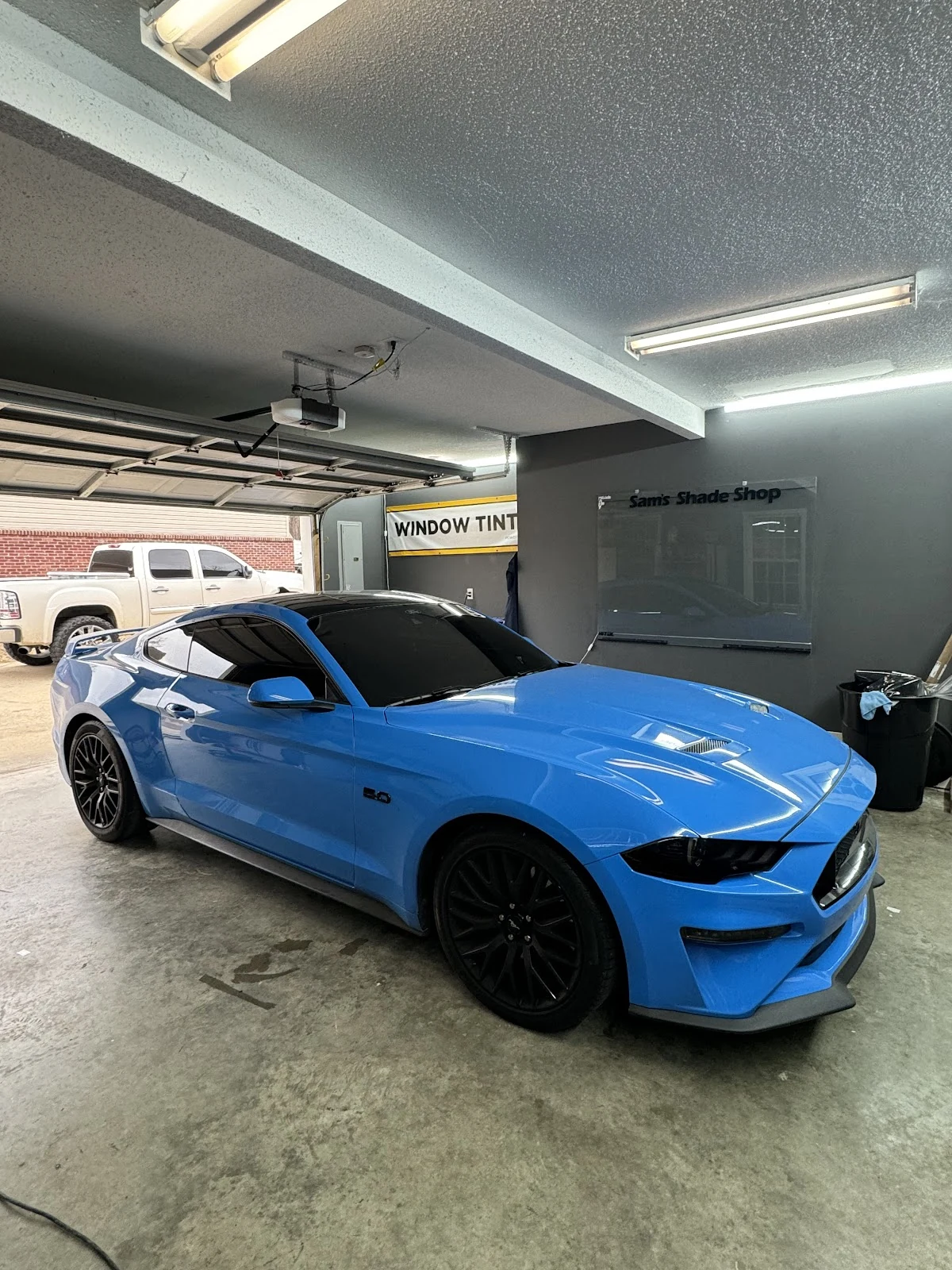 Tint install work at at Top Notch Tinting